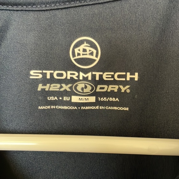 NWT Stormtech polo shirt navy size M - Picture 2 of 5